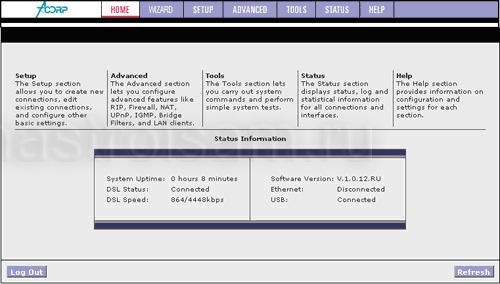 настройка модема acorp | Настройка оборудования