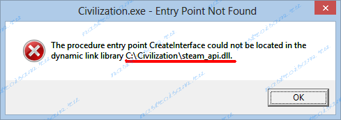 Точка входа в процедуру steaminternal contextlnit не найдена в библиотеке dll call of duty ww2